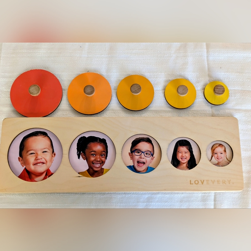Lovevery Wooden Friends Puzzle – Montessori-Inspired Sensory Toy